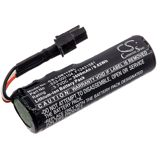 3.7V 2600mAh/9.62Wh Li-ion Speaker Battery for Logitech