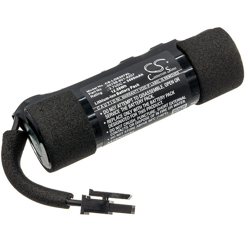 3.7V 3400mAh/12.58Wh Li-ion Speaker Battery for Logitech
