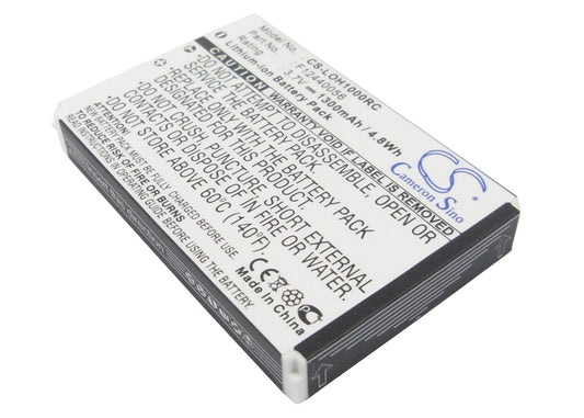 3.7V 1300mAh/4.81Wh Li-ion Remote Control Battery for Logitech