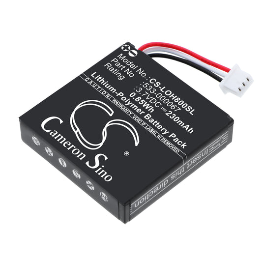 3.7V 230mAh/0.85Wh Li-Polymer Wireless Headset Battery for SYNERGY