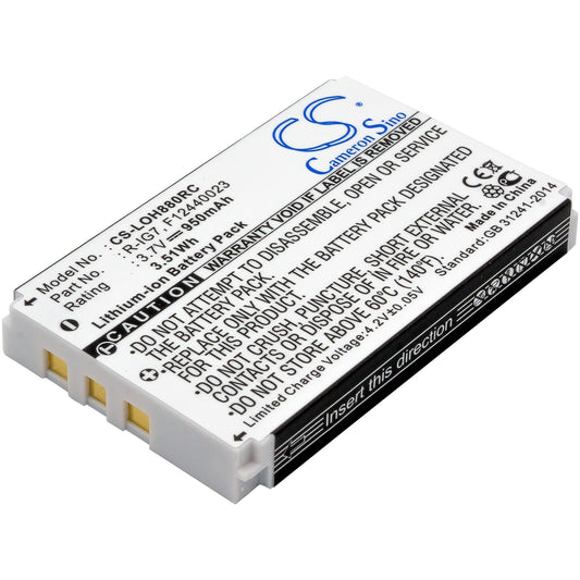 3.7V 950mAh/3.52Wh Li-ion Remote Control Battery for Harmon Kardon