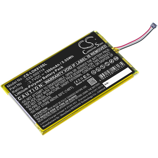 3.7V 1800mAh/6.66Wh Li-Polymer Keyboard Battery for Logitech