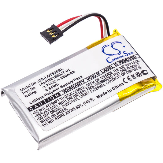 3.7V 230mAh/0.85Wh Li-Polymer Wireless Mouse Battery for Logitech