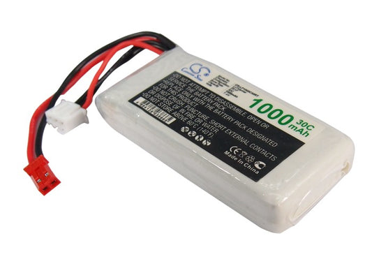 7.4V 1000mAh/7.40Wh Li-Polymer RC Hobby Battery for RC