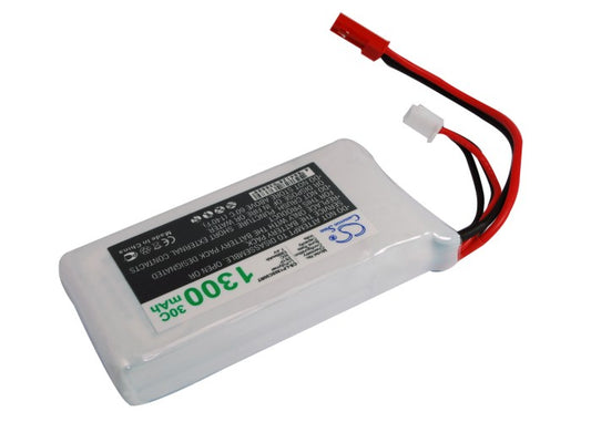 7.4V 1300mAh Li-Polymer RC Hobby Battery for RC