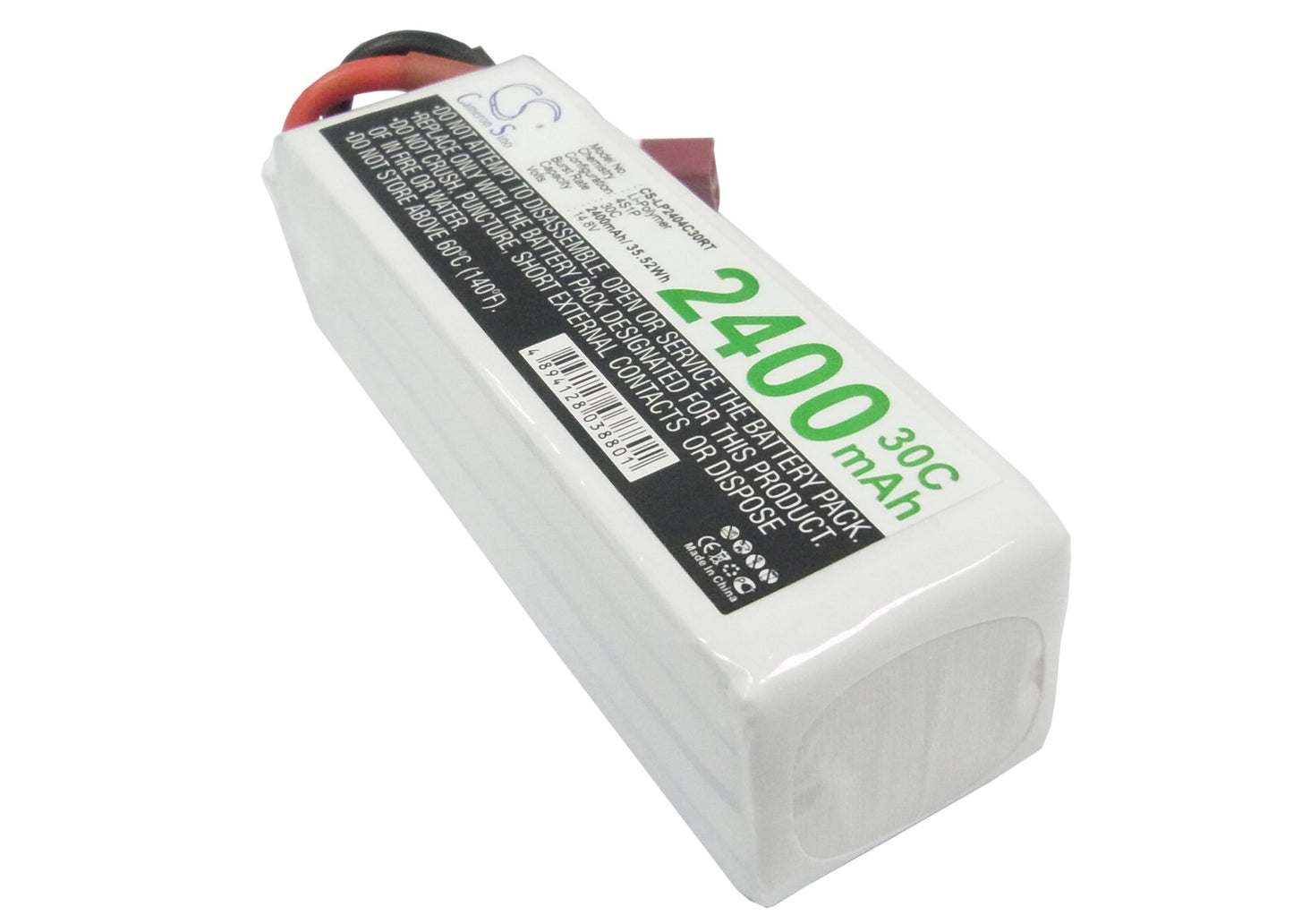14.8V 2400mAh Li-Polymer RC Hobby Battery for RC