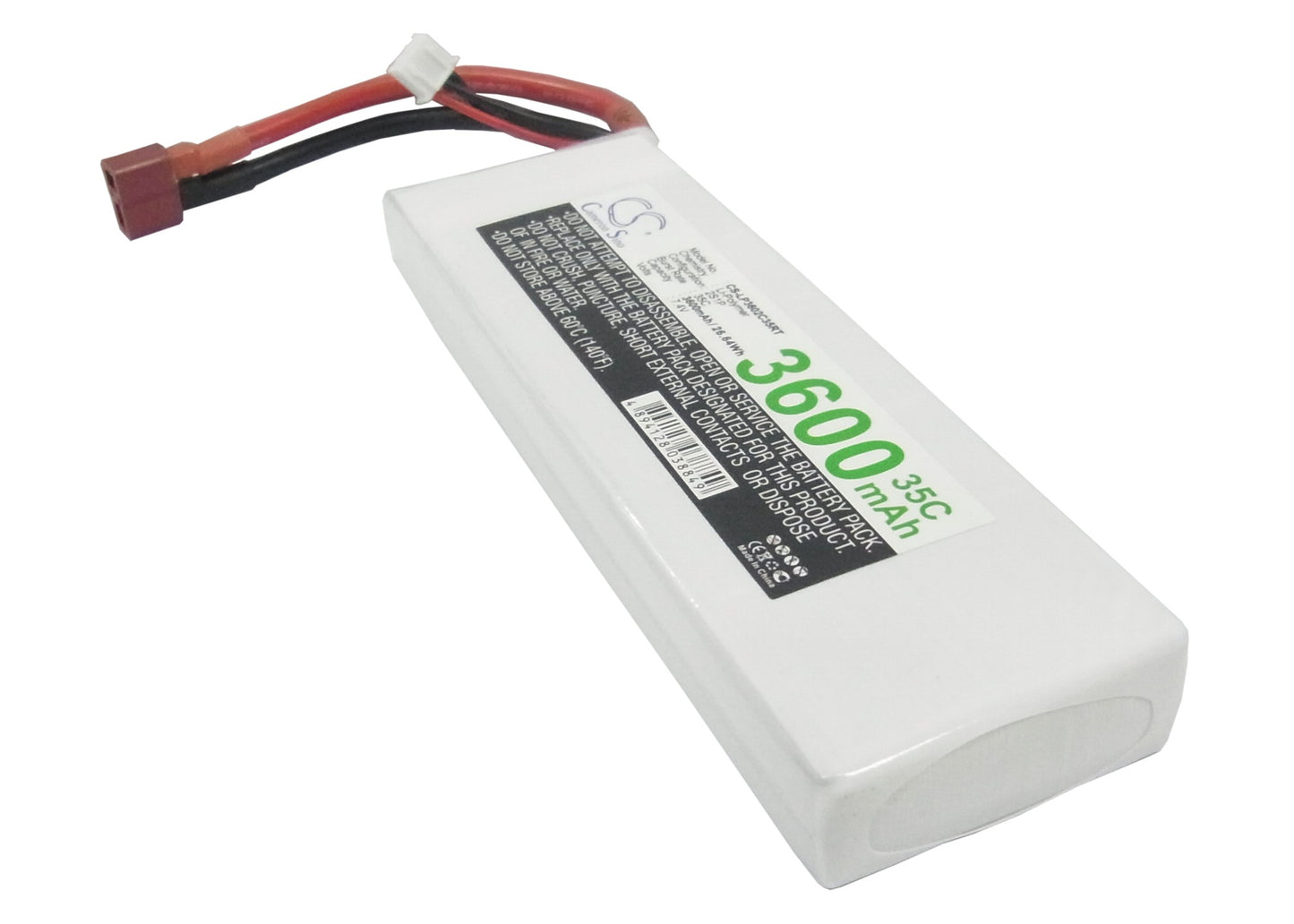 7.4V 3600mAh Li-Polymer RC Hobby Battery for RC