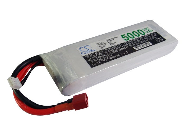 7.4V 5000mAh/37.00Wh Li-Polymer RC Hobby Battery for RC