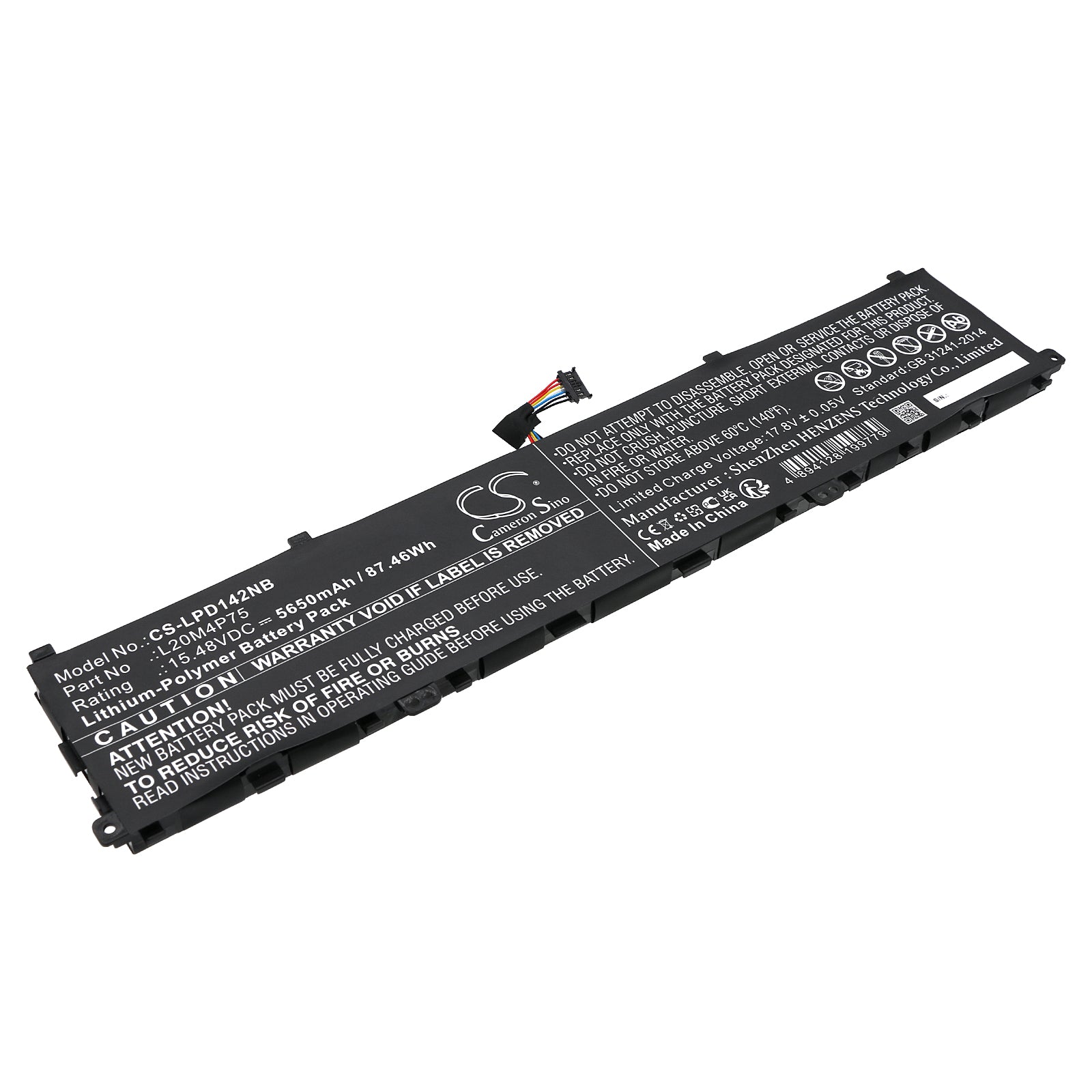 CS-LPD142NB Replacement Battery – Compatible with ThinkPad P1 Gen 4 20Y30002IX, ThinkPad P1 Gen 4 20Y30005MB, ThinkPad P1 Gen 4 20Y30007IW, ThinkPad P1 Gen 4 20Y3000CBM, ThinkPad P1 Gen 4 20Y3000KMS, ThinkPad P1 Gen 4 20Y3000KRK, ThinkPad P1 Gen 4 20Y3000QIW, ThinkPad P1 Gen 4 20Y3000QRT, ThinkPad P1 Gen 4 20Y3000UMZ, ThinkPad P1 Gen 4 20Y3000YRI, ThinkPad P1 Gen 4 20Y30011RT, ThinkPad P1 Gen 4 20Y30013RI, ThinkPad P1 Gen 4 20Y30017ZA, ThinkPad P1 Gen 4 20Y30018EE, ThinkPad P1 Gen 4 20Y3001ACK,