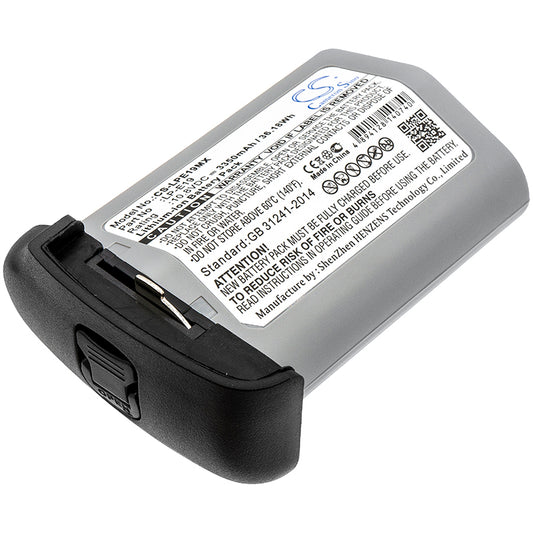 10.8V 3350mAh/36.18Wh Li-ion Camera Battery for Canon