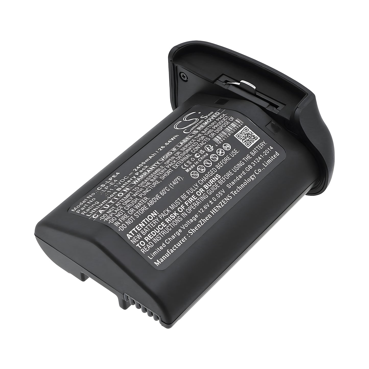 11.1V 2400mAh/26.64Wh Li-ion Camera Battery for Canon
