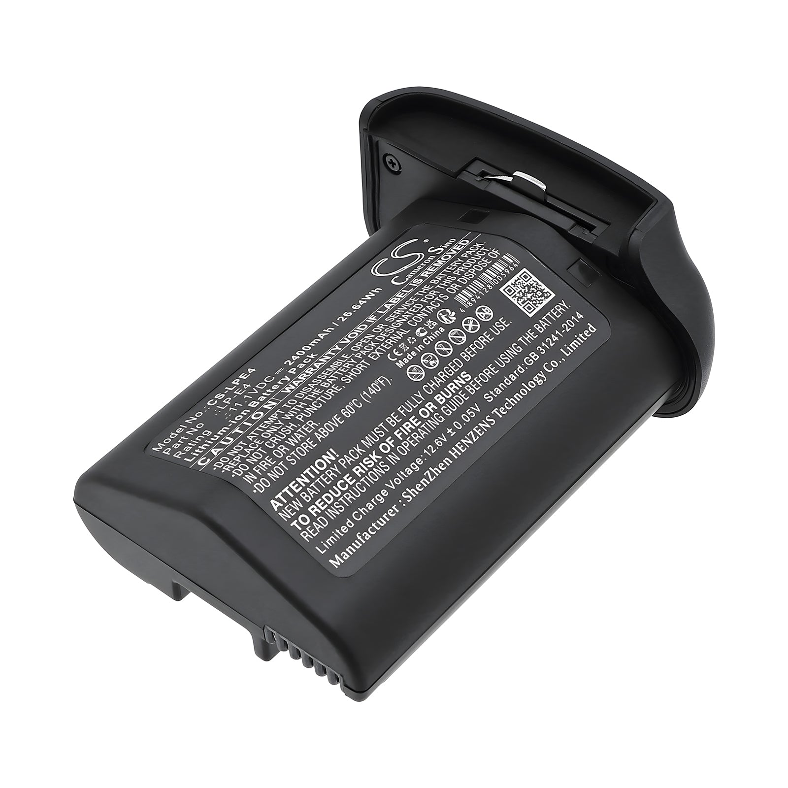 11.1V 2400mAh/26.64Wh Li-ion Camera Battery for Canon