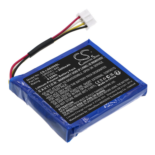 3.7V 3000mAh/11.10Wh Li-Polymer Alarm System Battery for Qolsys