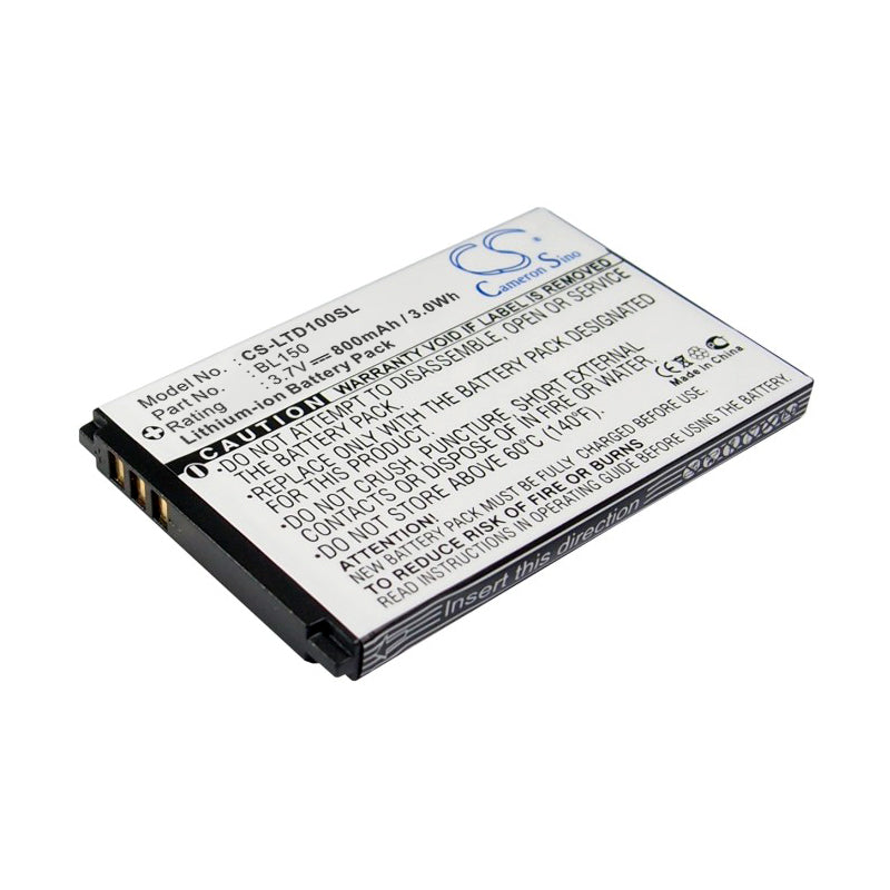 3.7V 950mAh/3.52Wh Li-ion Mobile/SmartPhone Battery for Lenovo