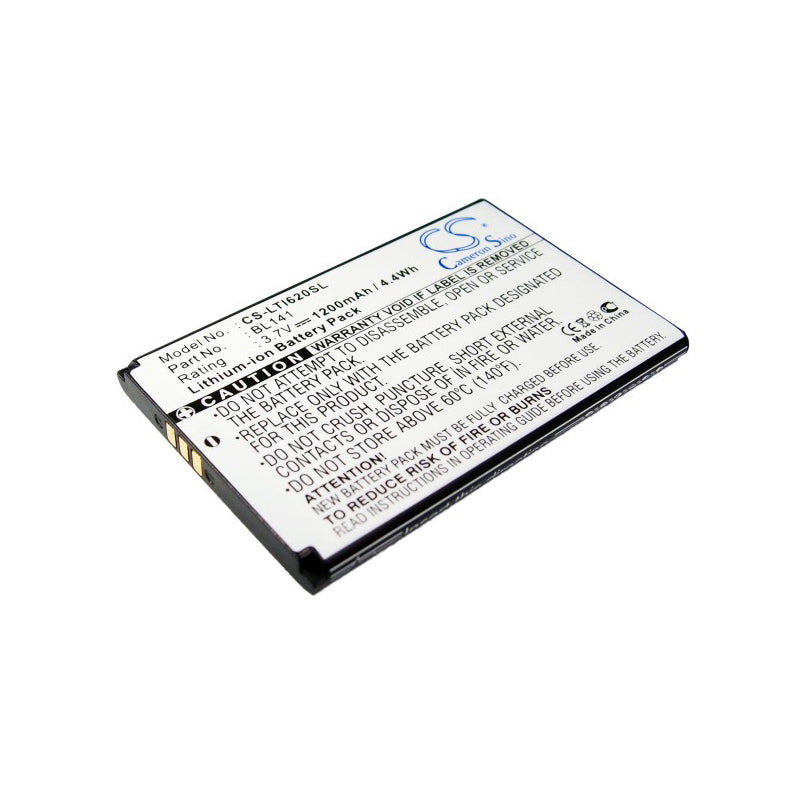 3.7V 1400mAh/5.18Wh Li-ion Mobile/SmartPhone Battery for Lenovo
