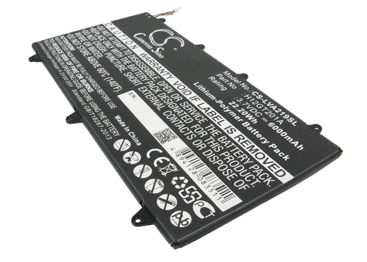 3.7V 6000mAh/22.20Wh Li-Polymer Tablet Battery for Lenovo
