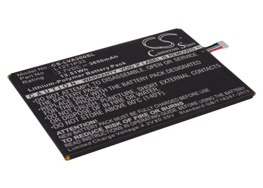3.7V 3650mAh/13.51Wh Li-Polymer Tablet Battery for Lenovo