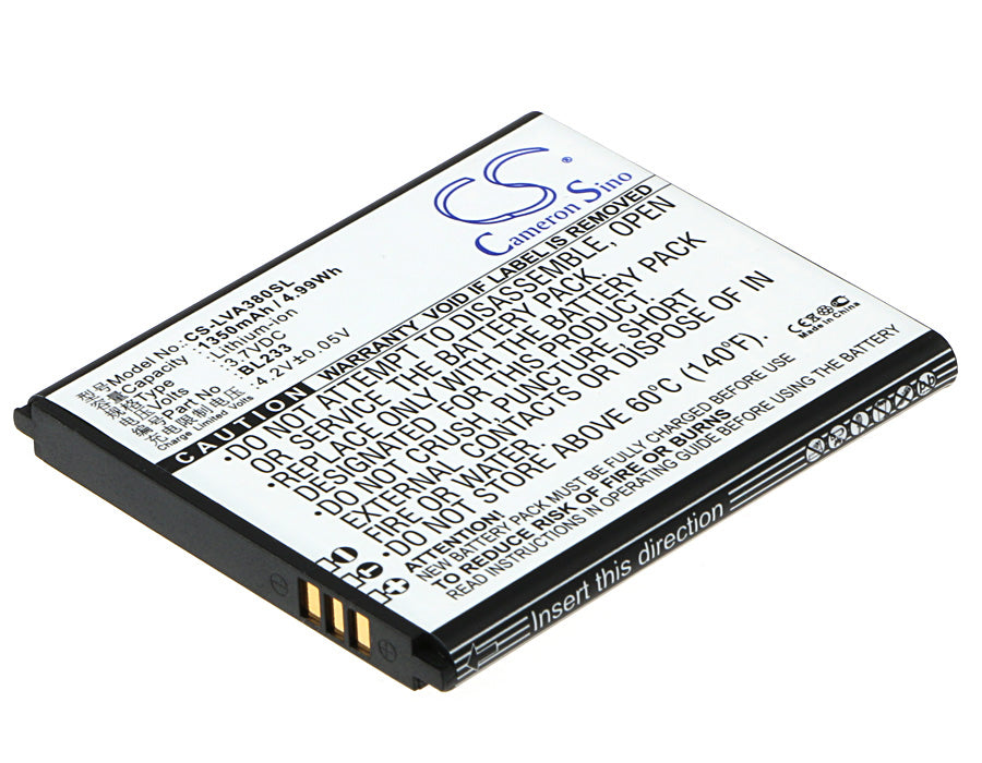 3.7V 1350mAh/5.00Wh Li-ion Mobile/SmartPhone Battery for Lenovo