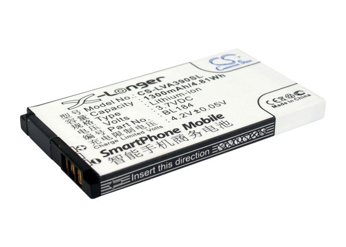 3.7V 1300mAh/4.81Wh Li-ion Mobile/SmartPhone Battery for Lenovo