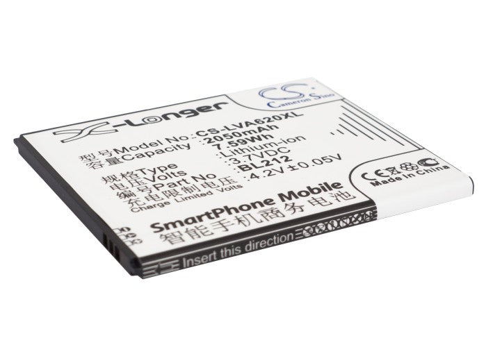 3.7V 2050mAh/7.59Wh Li-ion Mobile/SmartPhone Battery for Lenovo
