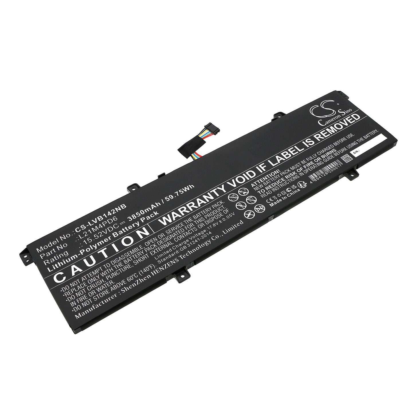 CS-LVB142NB Replacement Battery – Compatible with ThinkBook 14 G4 ARA 21D00003KR, ThinkBook 14 G4 ARA 21D0000JVN, ThinkBook 14 G4 ARA 21D0000LVN, ThinkBook 14 G4 ARA 21D0000THH, ThinkBook 14 G4 ARA 21D00011SB, ThinkBook 14 G4 ARA 21D00013TA, ThinkBook 14 G4 ARA 21D0001AHH, ThinkBook 14 G4 ARA 21D0001HTA, ThinkBook 14 G4 ARA 21D0001QVN, ThinkBook 14 G4 IAP 21CX000DCY, ThinkBook 14 G4 IAP 21CX000DGE, ThinkBook 14 G4 IAP 21CX000DMB, ThinkBook 14 G4 IAP 21CX000DPG, ThinkBook 14 G4 IAP 21CX000DSP,
