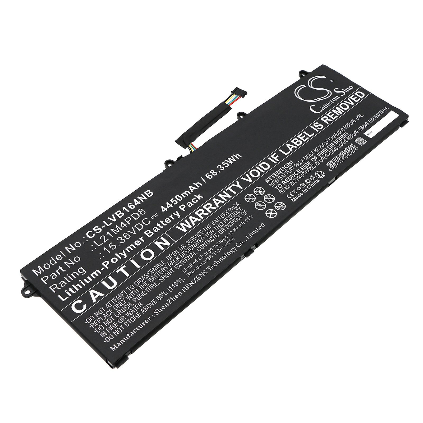 CS-LVB164NB Replacement Battery – Compatible with ThinkBook 16 G4 ARA 21D10003KR, ThinkBook 16 G4 ARA 21D10012KR, ThinkBook 16 G4 ARA 21D1001HVN, ThinkBook 16 G4 ARA 21D1001SSB, ThinkBook 16 G4 ARA 21D10020KR, ThinkBook 16 G4 ARA 21D10022VN, ThinkBook 16 G4 ARA 21D10029VN, ThinkBook 16 G4 IAP 21CY000ECY, ThinkBook 16 G4 IAP 21CY000EGE, ThinkBook 16 G4 IAP 21CY000EMB, ThinkBook 16 G4 IAP 21CY000EPG, ThinkBook 16 G4 IAP 21CY000ESP, ThinkBook 16 G4 IAP 21CY000FAT, ThinkBook 16 G4 IAP 21CY000FBM,