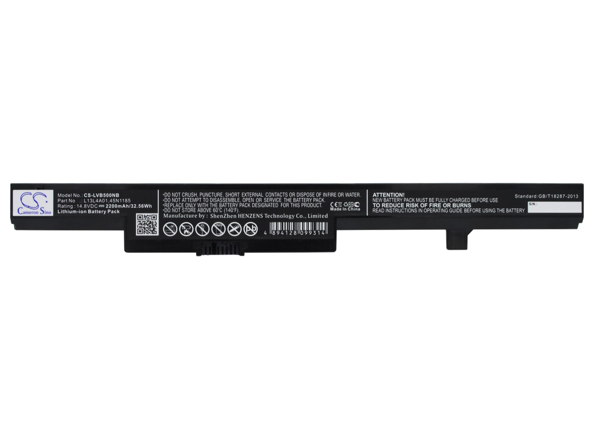 CS-LVB500NB Replacement Battery – Compatible with B40, B40-30, B40-45, B40-70, B50, B50-30, B50-30 Touch, B50-45, B50-70, Eraser B40, Eraser B40-30, Eraser B40-45, Eraser B40-70, Eraser B50, Eraser B50-30, Eraser B50-30 Touch, Eraser B50-45, Eraser B50-70, Eraser M4400, Eraser M4400A, Eraser M4450, Eraser M4450A, Eraser N40, Eraser N40-30, Eraser N40-45, Eraser N40-70, Eraser N50, Eraser N50-30, Eraser N50-45, Eraser N50-70, IdeaPad B40, IdeaPad B40-30, IdeaPad B40-45, IdeaPad B40-70, IdeaPad