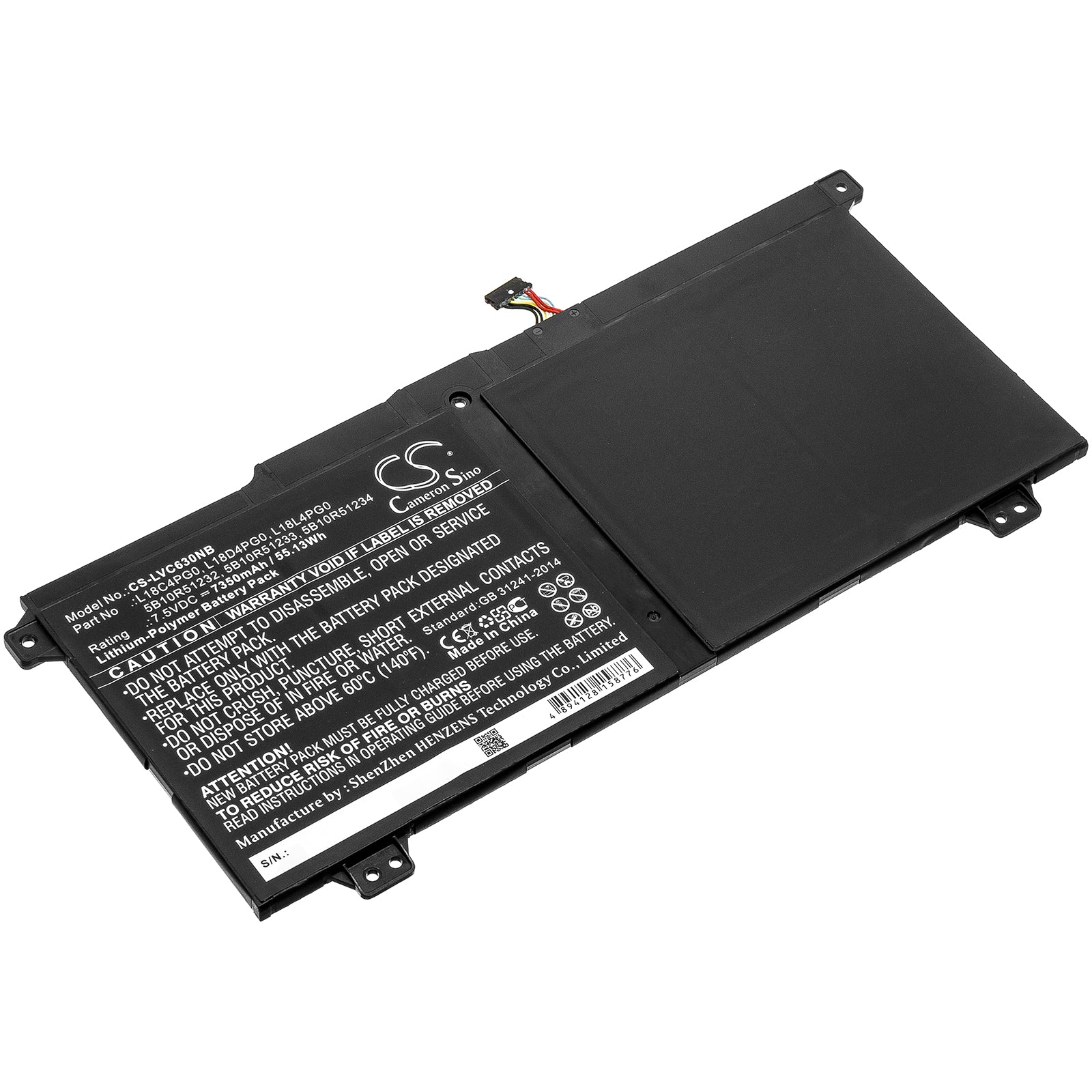 CS-LVC630NB Replacement Battery – Compatible with Chromebook C340-15, Yoga Chromebook C630