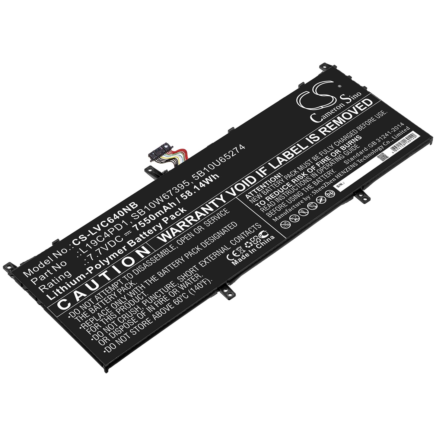 CS-LVC640NB Replacement Battery – Compatible with Yoga C640 13, Yoga C640 13IML