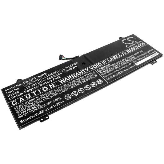 CS-LVC750NB Replacement Battery – Compatible with Yoga 14C 2021, Yoga 14C ITL 2021, Yoga 7 14, Yoga 7 14 ITL5, Yoga C750 14 ITL