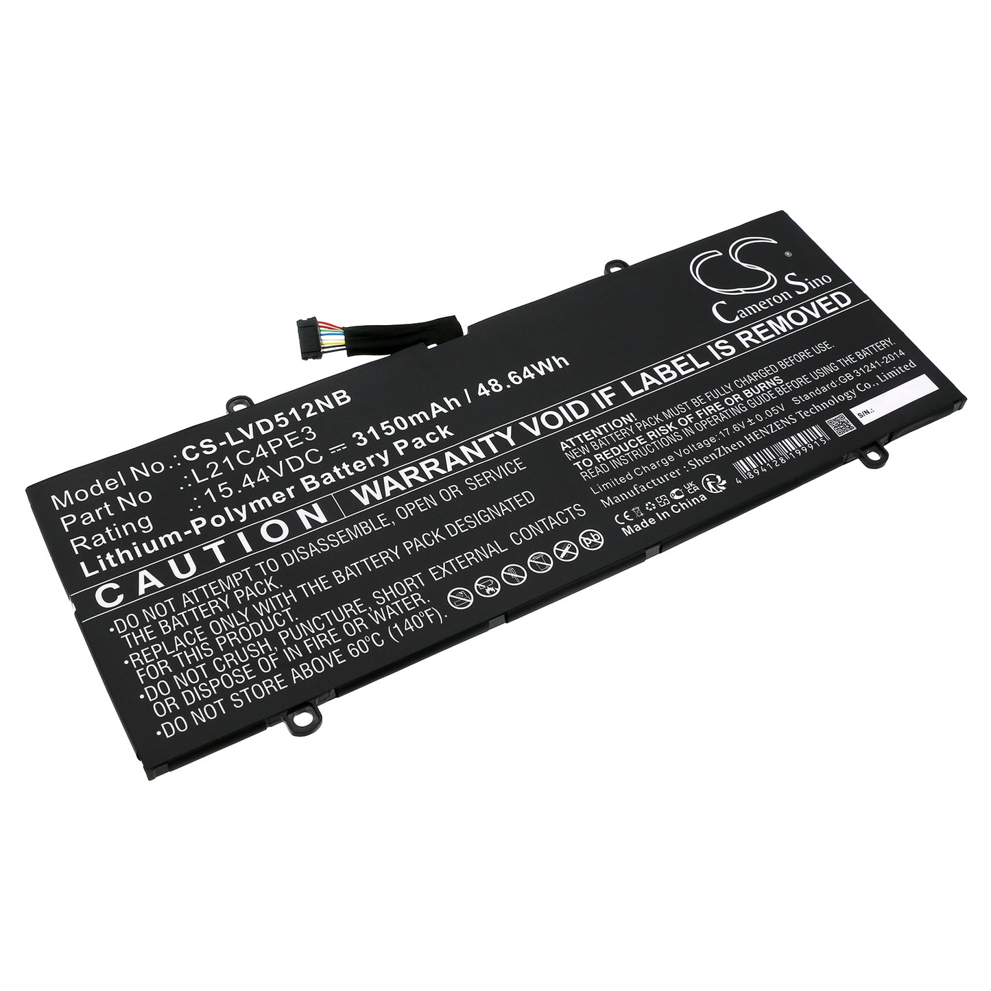 CS-LVD512NB Replacement Battery – Compatible with IdeaPad Duet 5 12IAU7 82TQ0002, IdeaPad Duet 5 12IAU7 82TQ0006, IdeaPad Duet 5 12IAU7 82TQ000A, IdeaPad Duet 5 12IAU7 82TQ000D, IdeaPad Duet 5 12IAU7 82TQ000F, IdeaPad Duet 5 12IAU7 82TQ000J, IdeaPad Duet 5 12IAU7 82TQ000M, IdeaPad Duet 5 12IAU7 82TQ000P, IdeaPad Duet 5 12IAU7 82TQ000T, IdeaPad Duet 5 12IAU7 82TQ000X, IdeaPad Duet 5 12IAU7 82TQ0011, IdeaPad Duet 5 12IAU7 82TQ0013, IdeaPad Duet 5 12IAU7 82TQ0016, IdeaPad Duet 5 12IAU7 82TQ001C,