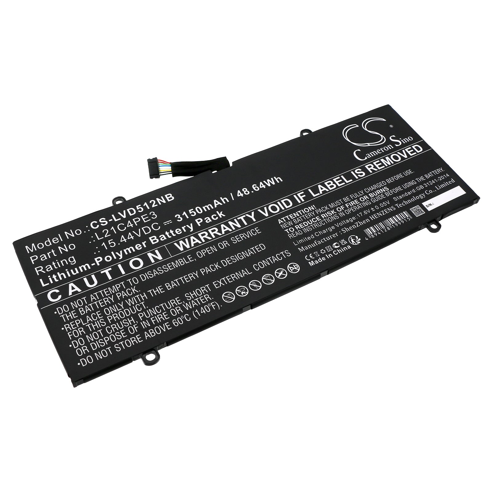 CS-LVD512NB Replacement Battery – Compatible with IdeaPad Duet 5 12IAU7 82TQ0002, IdeaPad Duet 5 12IAU7 82TQ0006, IdeaPad Duet 5 12IAU7 82TQ000A, IdeaPad Duet 5 12IAU7 82TQ000D, IdeaPad Duet 5 12IAU7 82TQ000F, IdeaPad Duet 5 12IAU7 82TQ000J, IdeaPad Duet 5 12IAU7 82TQ000M, IdeaPad Duet 5 12IAU7 82TQ000P, IdeaPad Duet 5 12IAU7 82TQ000T, IdeaPad Duet 5 12IAU7 82TQ000X, IdeaPad Duet 5 12IAU7 82TQ0011, IdeaPad Duet 5 12IAU7 82TQ0013, IdeaPad Duet 5 12IAU7 82TQ0016, IdeaPad Duet 5 12IAU7 82TQ001C,