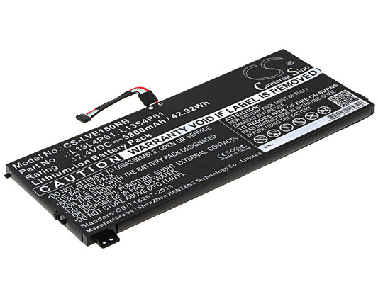 7.4V 5800mAh/42.92Wh Li-ion Notebook/Laptop Battery for Lenovo