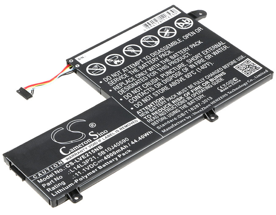 11.1VV 4000mAh/44.40Wh Li-Polymer Notebook/Laptop Battery for Lenovo