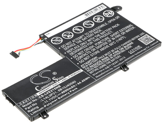 11.1VV 4000mAh/44.40Wh Li-Polymer Notebook/Laptop Battery for Lenovo