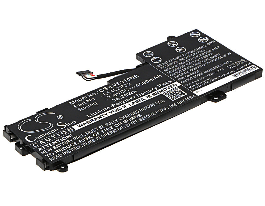 7.6V 4500mAh/34.20Wh Li-Polymer Notebook/Laptop Battery for Lenovo