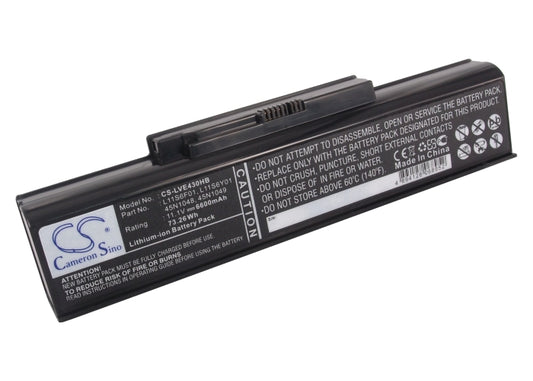 11.1V 6600mAh/73.26Wh Li-ion Notebook/Laptop Battery for Lenovo