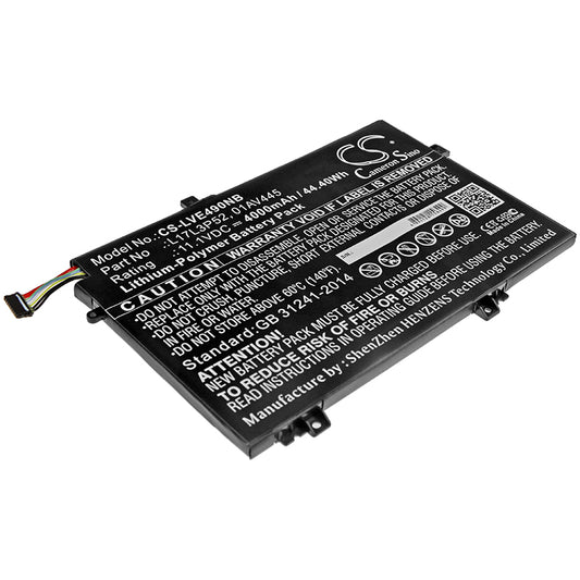 CS-LVE490NB Replacement Battery – Compatible with ThinkPad E485, ThinkPad E485-20KU000NGE, ThinkPad E490, ThinkPad E490 20N8002BCD, ThinkPad E490 20N8002DCD, ThinkPad E490 20N8002JCD, ThinkPad E490 20N8002KCD, ThinkPad E490 20N8002NCD, ThinkPad E490 20N8002XCD, ThinkPad E490 20N80032CD, ThinkPad E490 20N80037CD, ThinkPad E490 20N80038CD, ThinkPad E490 20N8003ACD, ThinkPad E490 20N8A00JCD, ThinkPad E490-20N8000RGE, ThinkPad E590, ThinkPad E590 20NBA00GCD, ThinkPad E590(20NB), ThinkPad