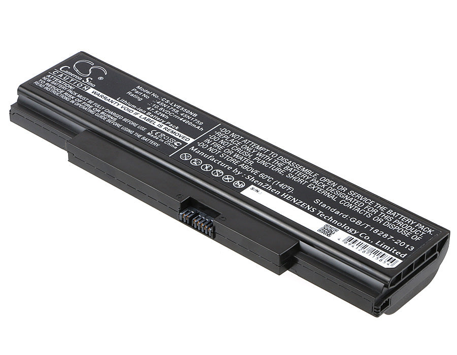 10.8V 4400mAh/47.52Wh Li-ion Notebook/Laptop Battery for Lenovo