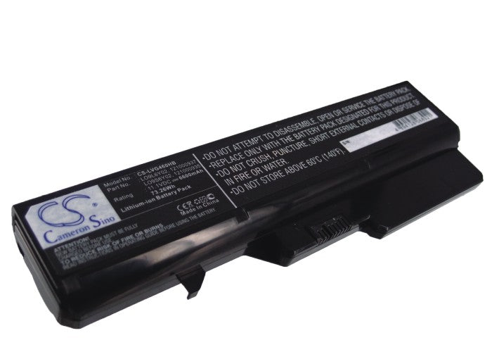11.1V 6600mAh/73.26Wh Li-ion Notebook/Laptop Battery for Lenovo