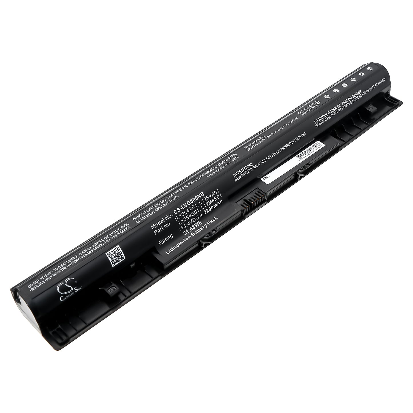 14.4V 2200mAh/31.68Wh Li-ion Notebook/Laptop Battery for enovo