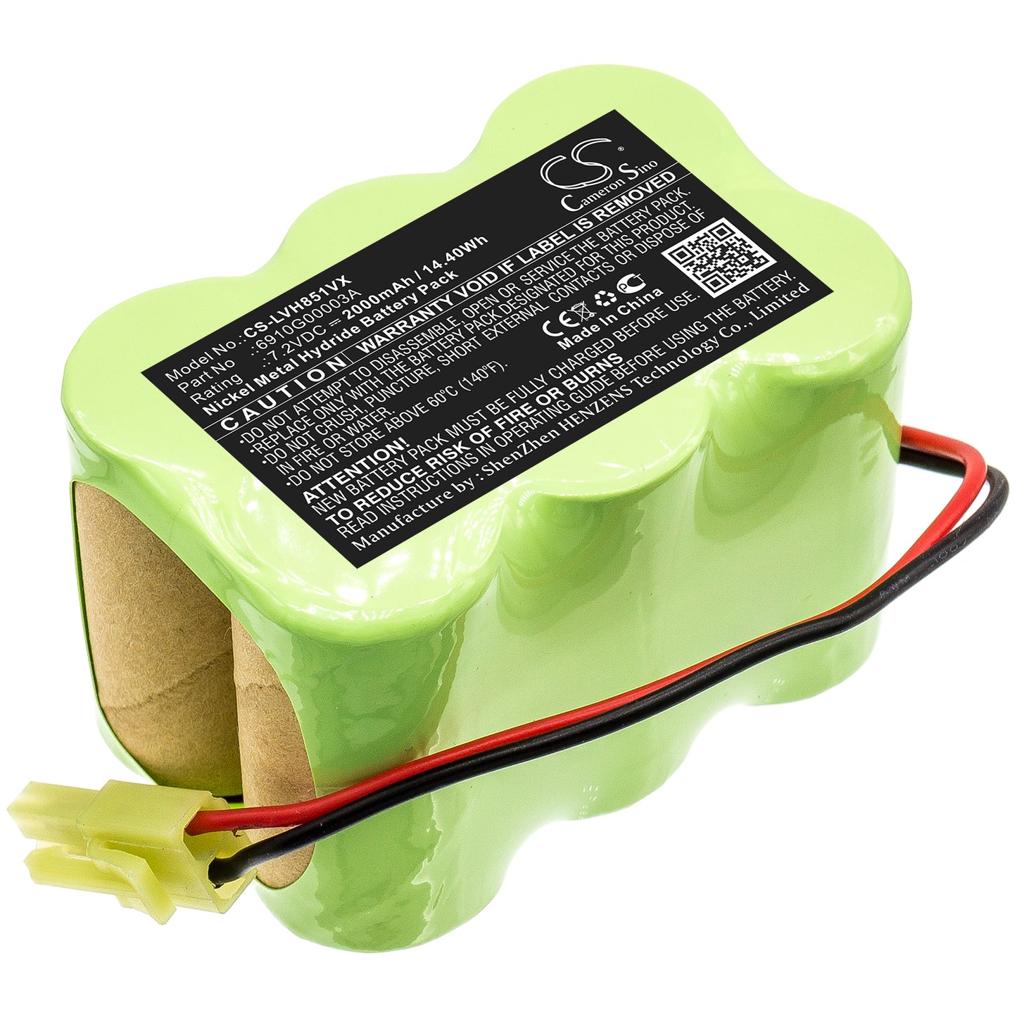 CS-LVH851VX Replacement Battery – Compatible with VH851C, V-H851CP, VH852CP