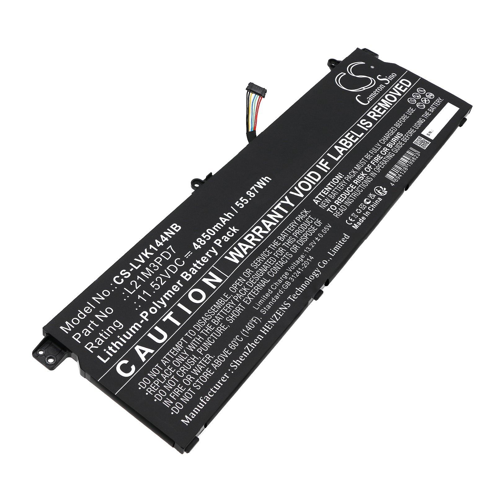 CS-LVK144NB Replacement Battery – Compatible with 21CY0037SA, Thinkbook 14 G4+IAP, ThinkBook 16 G4+ ARA