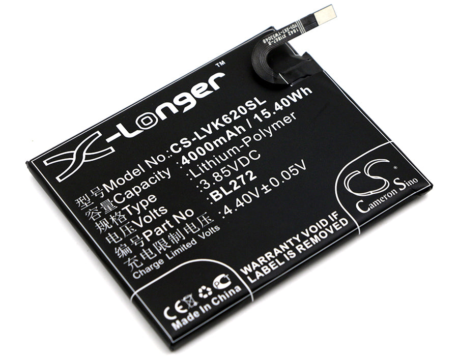 3.85V 4000mAh/15.40Wh Li-Polymer Mobile/SmartPhone Battery for Lenovo