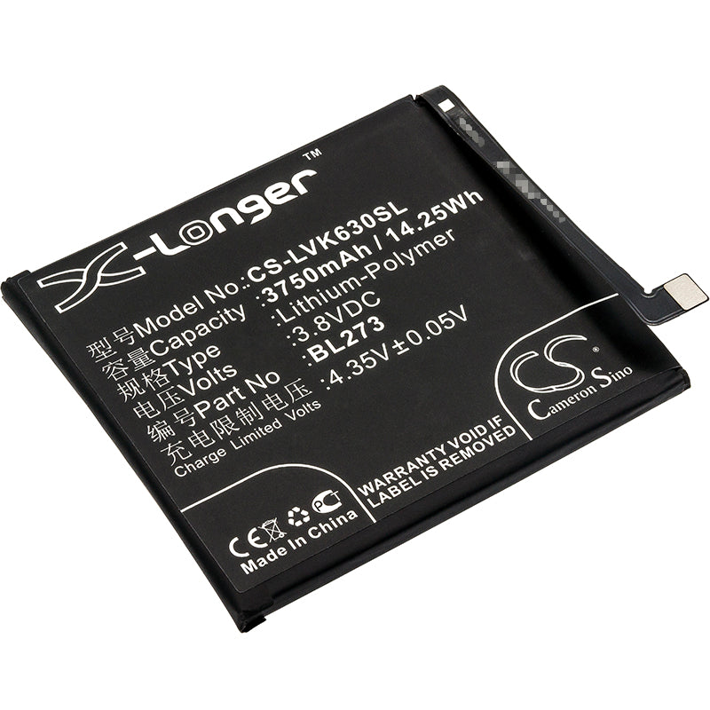 3.8V 3750mAh/14.25Wh Li-Polymer Mobile/SmartPhone Battery for Lenovo