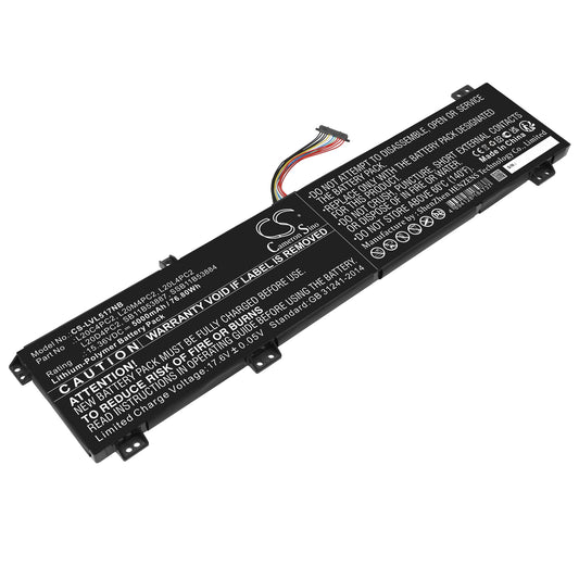 CS-LVL517NB Replacement Battery – Compatible with Legion 5 17ACH6-82JY005TUS, Legion 5 17ACH6-82K00002KR, Legion 5 17ACH6-82K00009FR, Legion 5 17ACH6-82K0000KBM, Legion 5 17ACH6-82K0000THV, Legion 5 17ACH6-82K00017GM, Legion 5 17ACH6-82K0001EGM, Legion 5 17ACH6-82K0001RMB, Legion 5 17ACH6-82K0001YSC, Legion 5 17ACH6-82K00026SC, Legion 5 17ACH6-82K00028SC, Legion 5 17ACH6-82K0002HPB, Legion 5 17ACH6-82K0002TPB, Legion 5 17ACH6-82K0002VPB, Legion 5 17ACH6-82K00033MB, Legion 5 17ACH6-82K0003BPB,