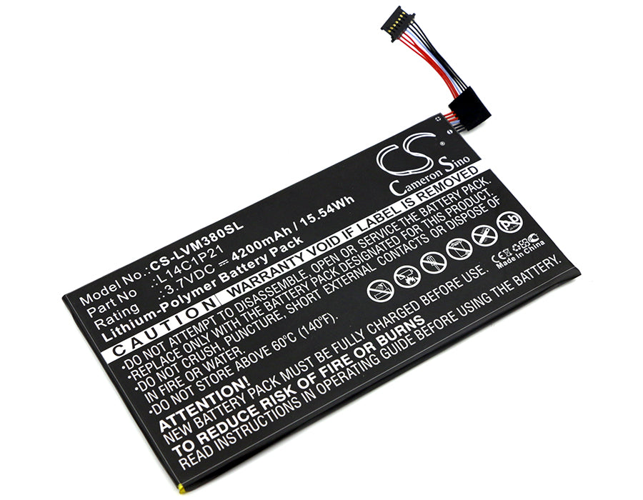 3.7V 4200mAh/15.54Wh Li-Polymer Tablet Battery for Lenovo