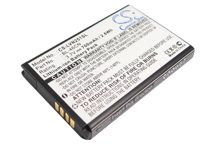 3.7V 700mAh/2.59Wh Li-ion Mobile/SmartPhone Battery for LG