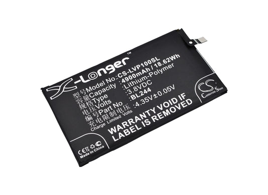 3.8V 4900mAh/18.62Wh Li-Polymer Mobile/SmartPhone Battery for Lenovo