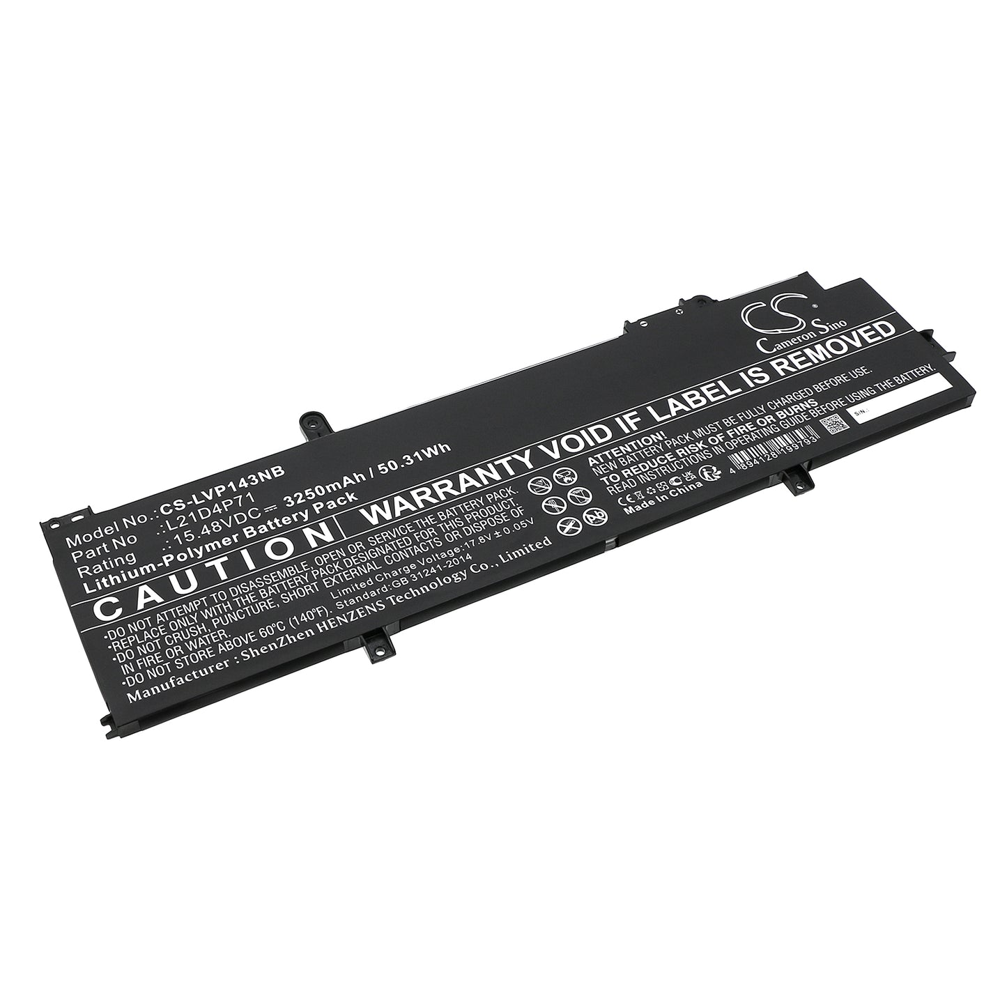 CS-LVP143NB Replacement Battery – Compatible with ThinkPad P14s Gen 3(AMD)21J500, ThinkPad P14s Gen 3(AMD)21J500, ThinkPad P14s Gen 3(AMD)21J500, ThinkPad P14s Gen 3(AMD)21J500, ThinkPad P14s Gen 3(AMD)21J500, ThinkPad P14s Gen 3(AMD)21J500, ThinkPad P14s Gen 3(AMD)21J500, ThinkPad P14s Gen 3(AMD)21J500, ThinkPad P14s Gen 3(AMD)21J500, ThinkPad P14s Gen 3(AMD)21J500, ThinkPad P14s Gen 3(AMD)21J500, ThinkPad P14s Gen 3(AMD)21J500, ThinkPad P14s Gen 3(Intel)21AK, ThinkPad P14s Gen 3(Intel)21AK,